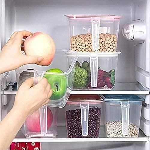 Unbreakable Airtight Kitchen Storage Containers Set (Pack of 6) | BPA-Free Food Storage Jars with Lids