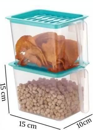 Unbreakable Airtight Kitchen Storage Containers Set (Pack of 6) | BPA-Free Food Storage Jars with Lids